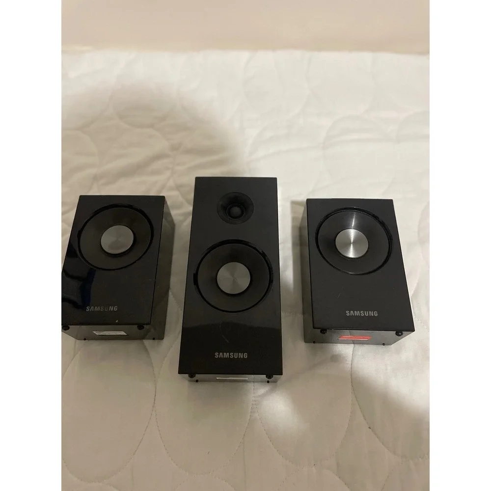 Samsung Front Speaker System Set PS-FC550 PS-FC6600 Black 3 Ohm 3-Piece Set